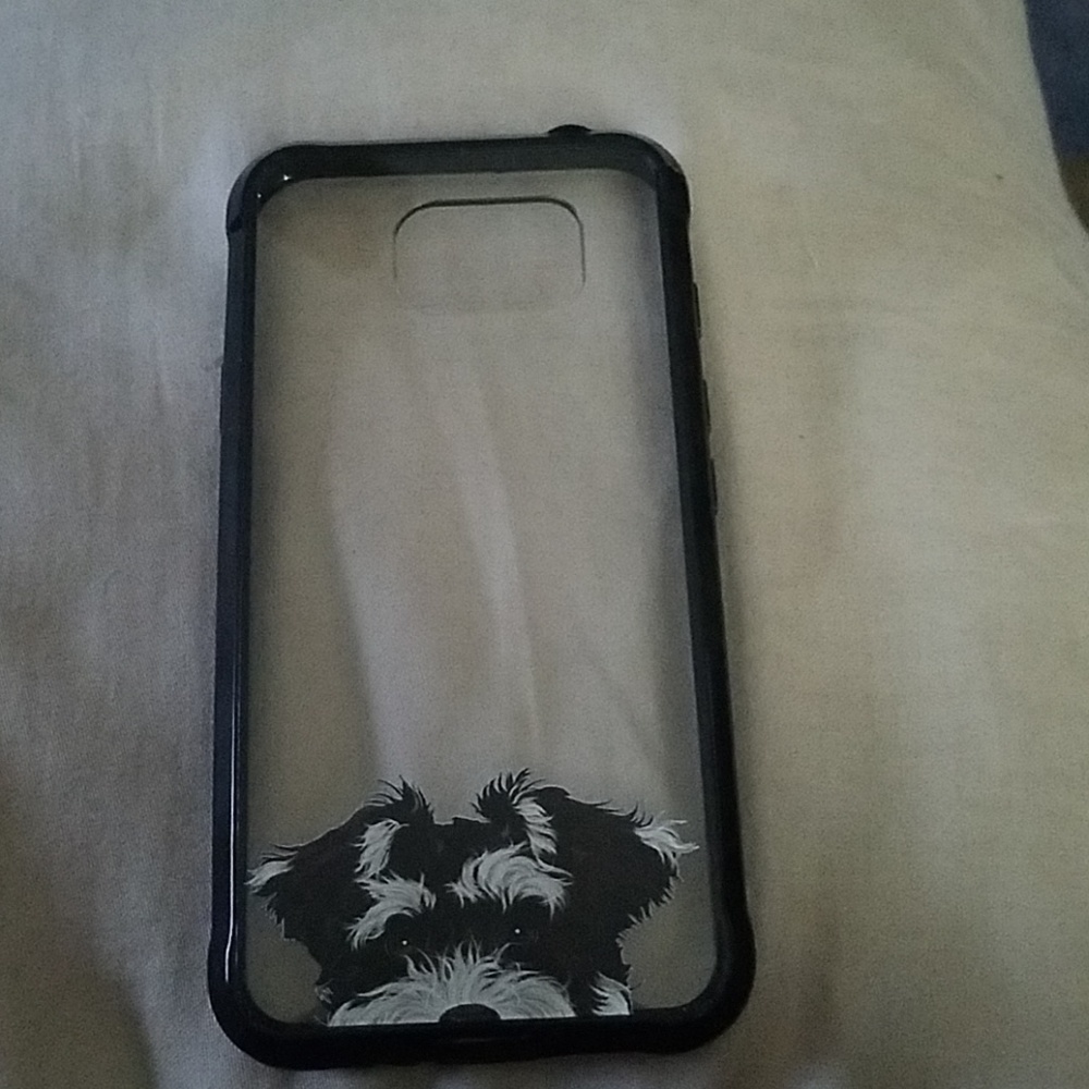 Galaxy S7 ACTIVE phone case - black / schnauzer - Picture 1 of 4